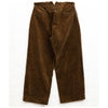 Belafonte - Cinch Back Wide Leg Cord Trousers - Camel - flatlay rear 