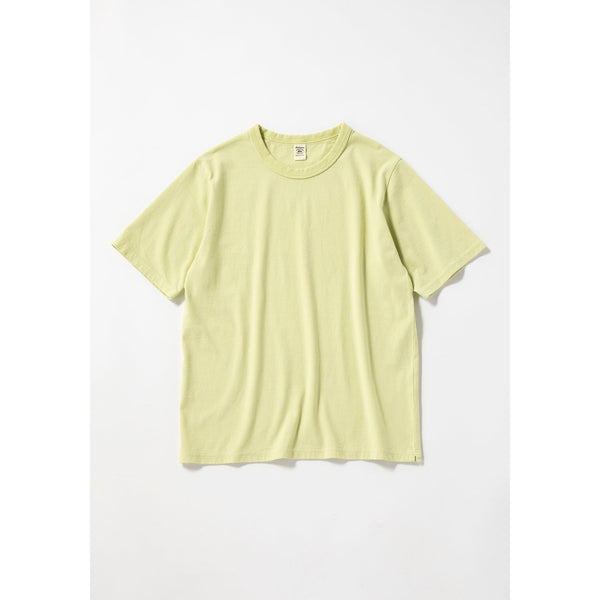 Jackman - Lead- Off T Shirt - lemon Grass - front view - Flatlay