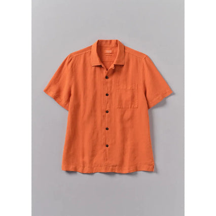 Toast - Linen Short Sleeve Shirt - Clementine