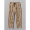 Toast - Alfie Stripe Organic Cotton Trousers - Ecru/ Brown - Front View