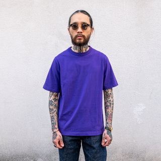 Jackman Lead Off SS Crew Neck T-shirt Purple