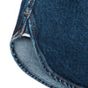 Freenote Cloth - modern western Shirt - 11 ounce - washed denim - Close up of Selvedge in gusset