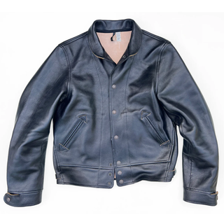 Mister Freedom - Campus "Stud"  Leather Jacket - Black