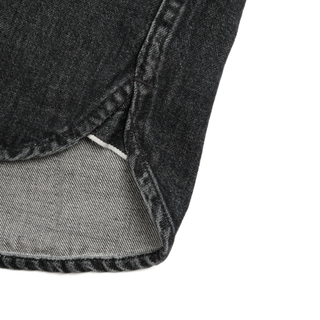 Freenote Cloth  modern western Shirt 11oz Black Stone Washed Denim