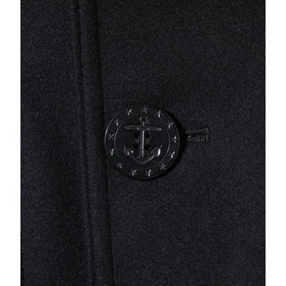 Buzz Rickson x William Gibson U.S. Navy Pea Coat Black