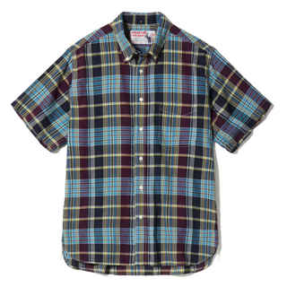 Sugar Cane Madras Check Button Down Shirt