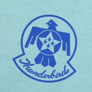 Buzz Rickson's -Thunderbirds T-shirt - Jade Blue