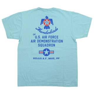 Buzz Rickson's -Thunderbirds T-shirt - Jade Blue