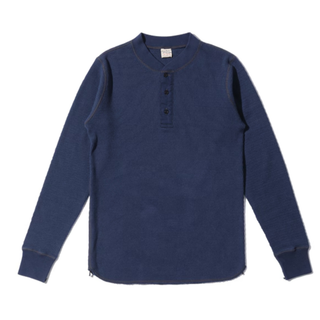 Buzz Rickson's Thermal Henley Navy
