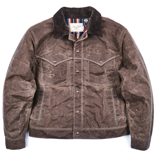 Freenote Cloth Claypool Ranch Jacket Waxed Canvas Oak