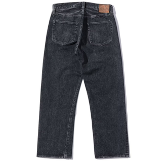 Sugar Cane 1947a Model Straight Leg Selvedge Denim Jeans Black Hard Wash