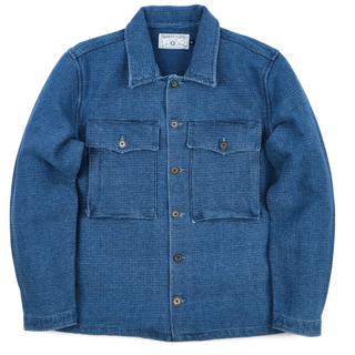 Freenote Cloth Midway CPO Indigo Sashiko Two Year Wash