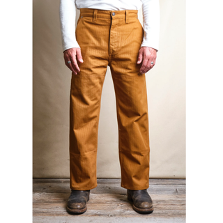 Freenote Cloth Ortega Pant 13oz Rust Herringbone