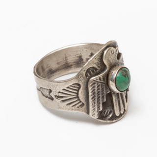 Red Rabbit Trading Turqoise Thunderbird Ring