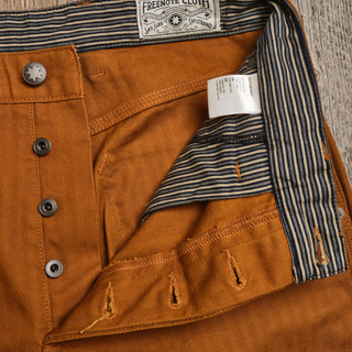 Freenote Cloth Ortega Pant 13oz Rust Herringbone