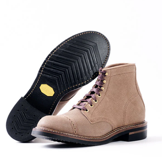(Pre- Order AW26) John Lofgren Combat Boot - Natural Roughout
