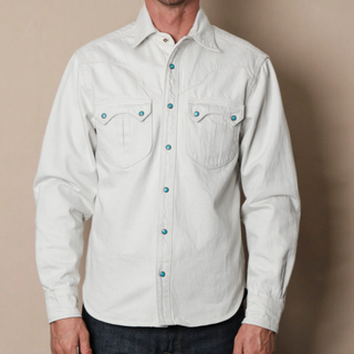 Freenote Cloth Sinclair Western Shirt Ivory