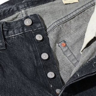 Sugar Cane 1947a Model Straight Leg Selvedge Denim Jeans Black Hard Wash
