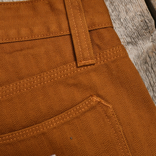 Freenote Cloth Ortega Pant 13oz Rust Herringbone