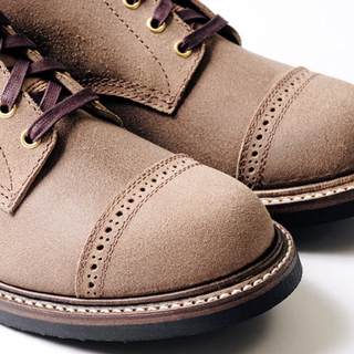 (Pre- Order AW26) John Lofgren Combat Boot - Natural Roughout