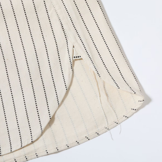 Sugar Cane Work Shirt Fiction Romance 8.5oz Wabash Stripe White Short Sleeve