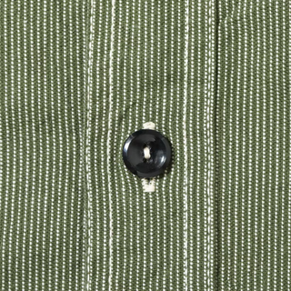 Sugar Cane Jean Cord Work Shirt - Green