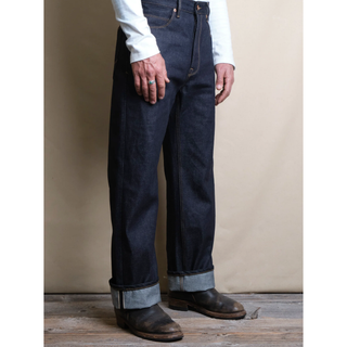 Freenote Cloth Modesto Wide Straight Leg Jeans 14.5 Ounce Kaihara Denim