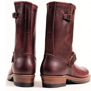 (Pre- Order AW26) John Lofgren Engineer Boots -Burgundy CXL