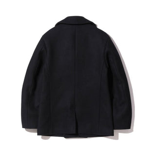 Buzz Rickson x William Gibson U.S. Navy Pea Coat Black