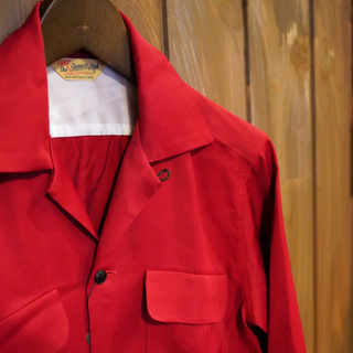 The Groovin High 1950s Long Sleeve Shirt - Red