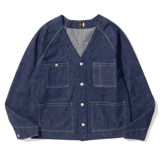 Pherrow's Collarless Engineer Coverall - Denim