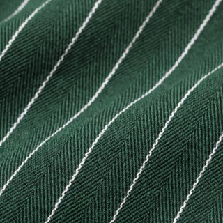 Sugar Cane Coke Stripe Work Shirt - Green