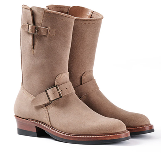 (Pre- Order AW26) John Lofgren Engineer Boots -Natural Roughout