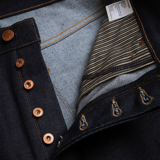 Freenote Cloth Modesto Wide Straight Leg Jeans 14.5 Ounce Kaihara Denim