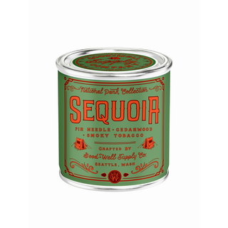 Good & Well Supply Co. - Sequoia National Park Candle: 1/2 Pint / Cotton Wick