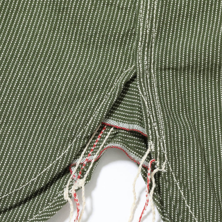 Sugar Cane Jean Cord Work Shirt - Green