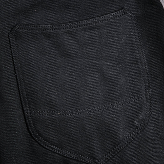 Freenote Cloth Modesto Wide Straight Leg Jeans 15.75oz Black Denim Jeans