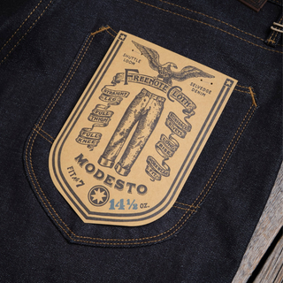 Freenote Cloth Modesto Wide Straight Leg Jeans 14.5 Ounce Kaihara Denim