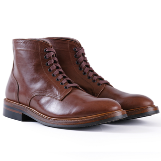 (Pre- Order AW26) John Lofgren Highland Boots Brown SHINKI HIKAKU HORSEHIDE