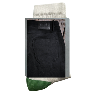 Freenote Cloth Rios Slim Straight Jean Black 15.75oz Selvedge Denim