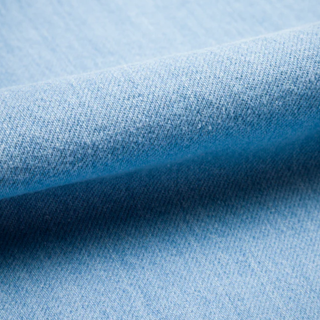 Freenote Cloth Modern Western Shirt 11 Oz Bleached Denim / Turquoise