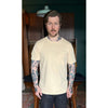 Freenote Cloth - 9 Oz Pocket T-Shirt - Cream - Fit Pic