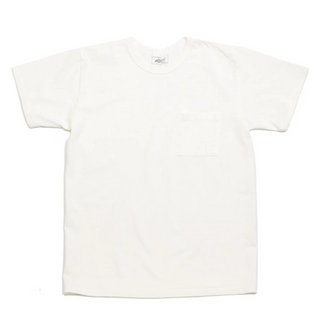 Allevol Heavy Duty Pocket Crew T-shirt - White