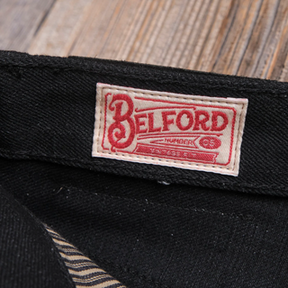 Freenote Cloth Belford Straight Leg Jeans 17 oz Black