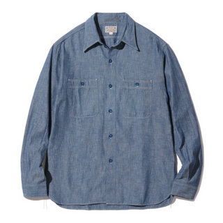 Buzz Rickson’s Blue Chambray Work Shirt