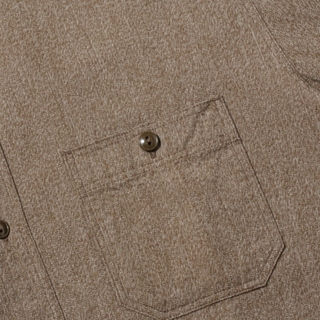 Buzz Rickson's Cotton Covert Workshirt - Brown