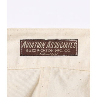 Buzz Rickson's Aviation Associates Trousers White Twill