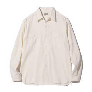Buzz Rickson's White Chambray Work Shirt