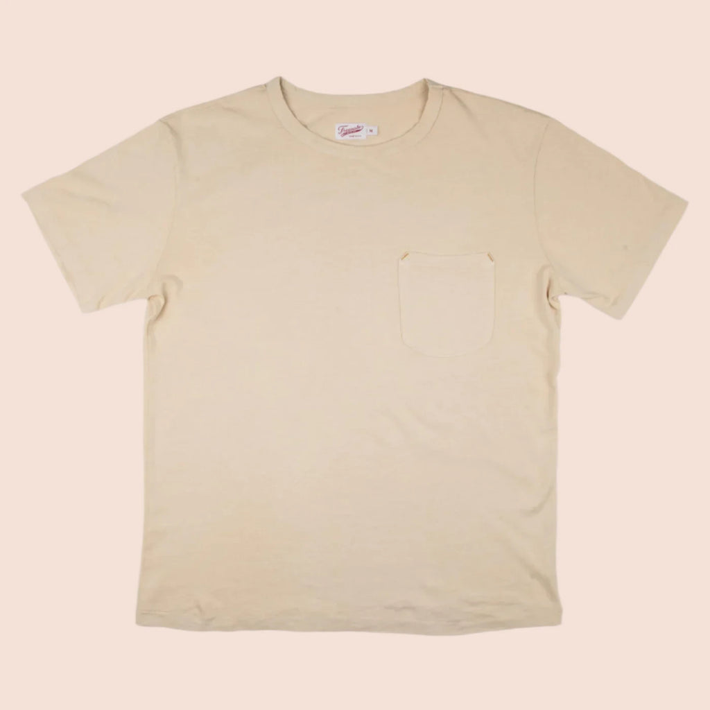  Analyzing image     Freenote Cloth-9ozPocketT-shirt  Cream