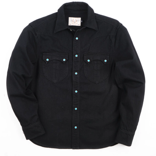 Freenote Cloth Sinclair Western Shirt Black